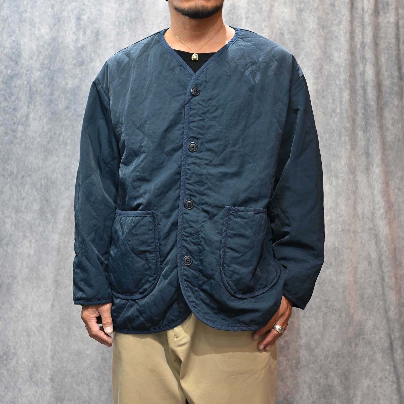 SUPER NYLON MILITARY LINER (BLUE)|スーパーナイロン ミリタリー ライナー ジャケット (ブルー) PC-015-2014-40