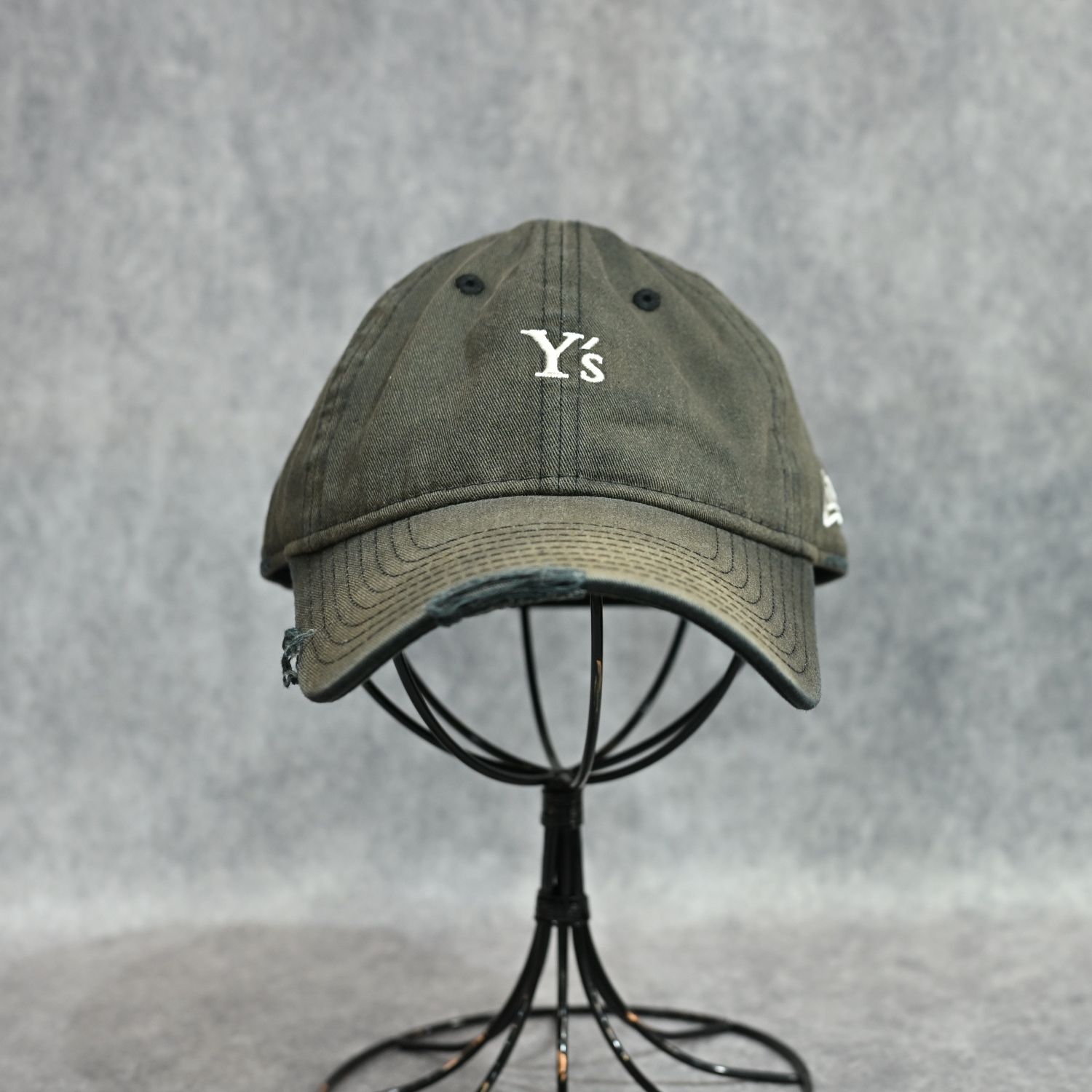 Y's × New Era 9TWENTY LONG VISOR Y's LOGO CAP （Black）｜ロゴキャップ｜YV-H21-096-3