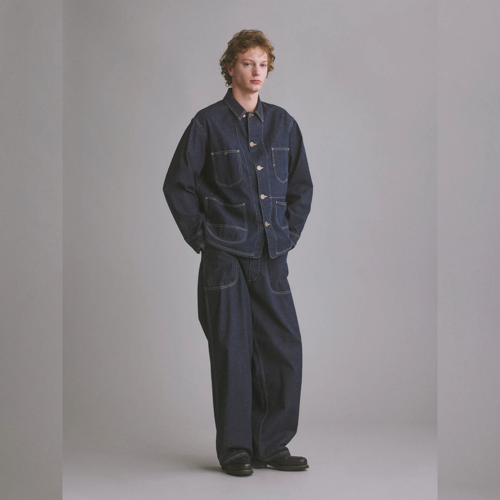 USN DENIM TROUSERS （ONE-WASHED） / USネイビー デニムトラウザー （インディゴ） 2026SS-PT4-YT