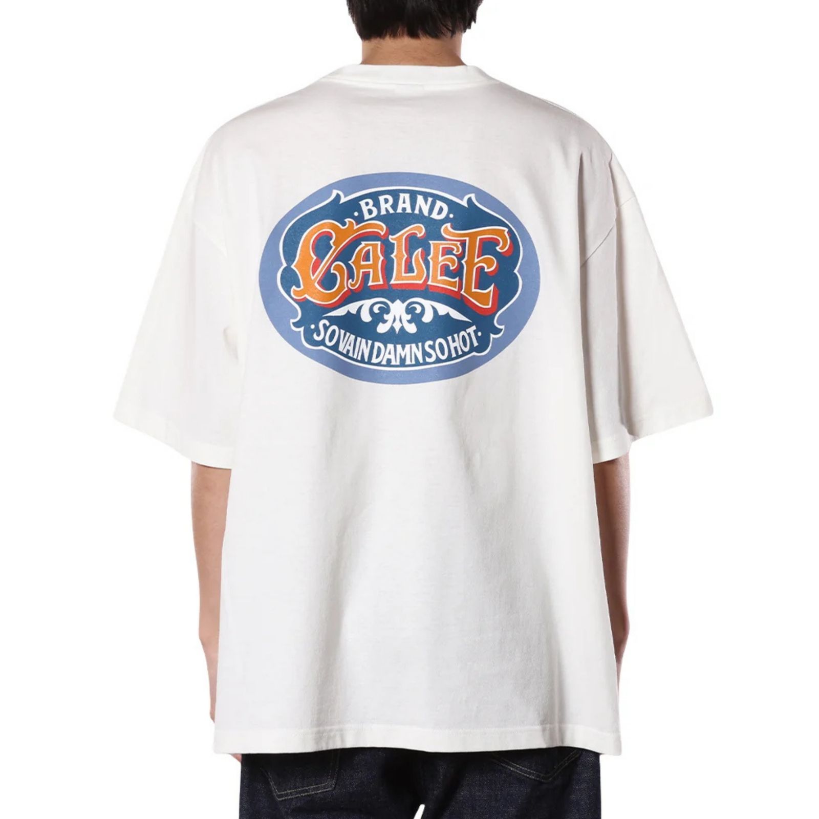 VINTAGE TYPE SIGNBOARD S/S TEE ＜NATURALLY PAINT DESIGN＞ (WHITE)｜プリントTシャツ｜CL-26AWNT001