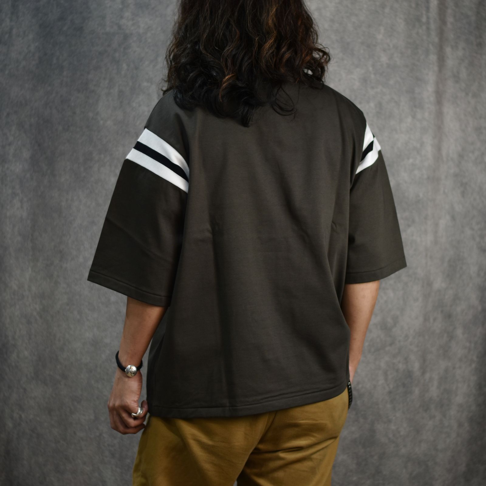 VINTAGE TYPE FOOT BALL TEE (CHARCOAL) / ヴィンテージタイプ フットボールTシャツ
