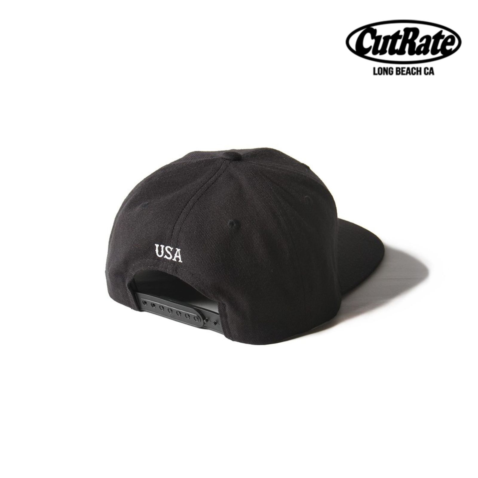 CLASSIC LOCAL LOGO EMBORIDERY CAP (BLACK × WHITE) / ロゴ刺繍 ベースボールキャップ