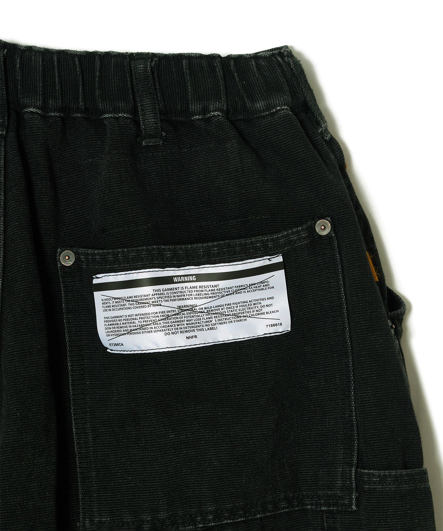 WORK PANTS (BLACK) -  ワークパンツ （ブラック） C