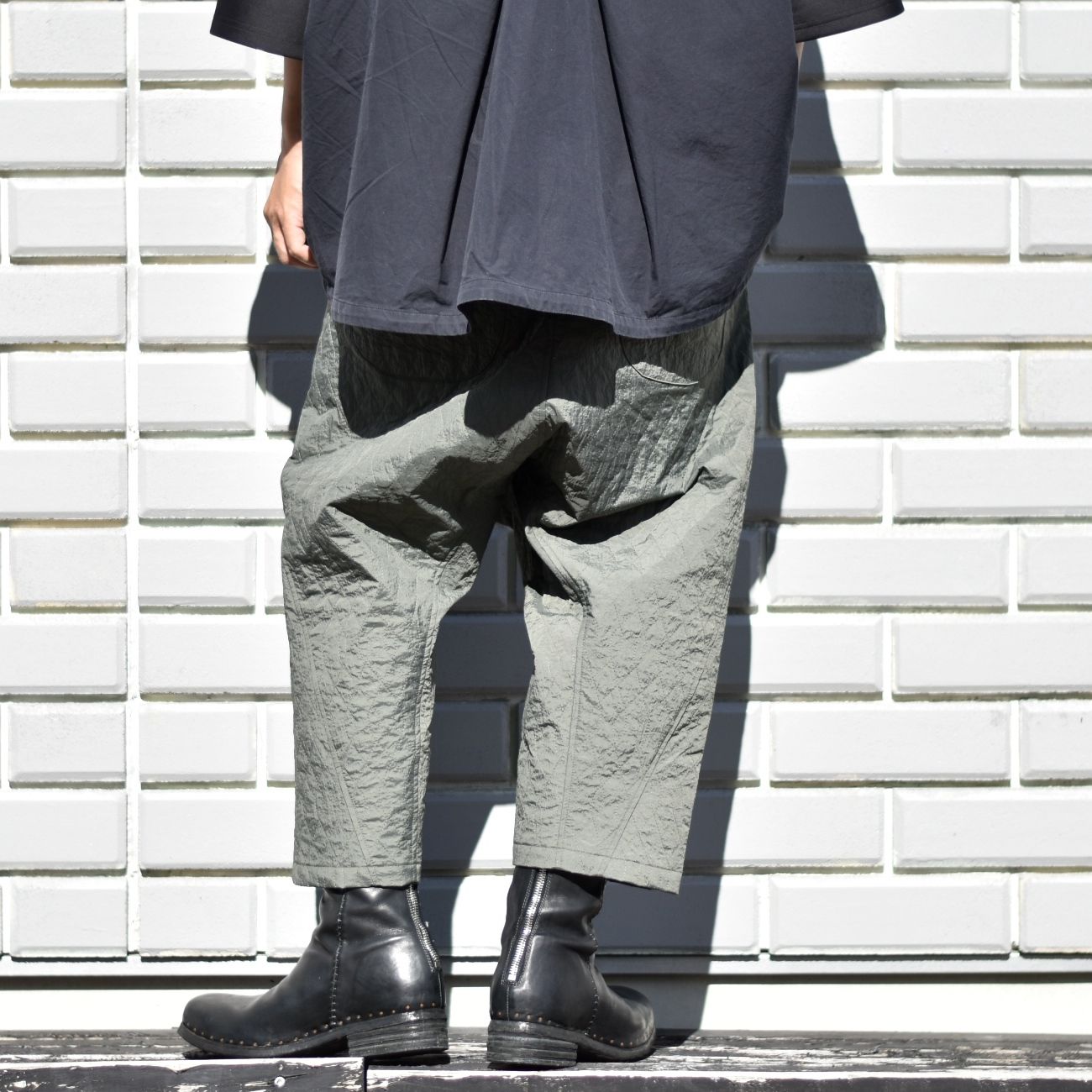 quilting passive pants (KHAKI GRAY) / キルティング パッシブ パンツ