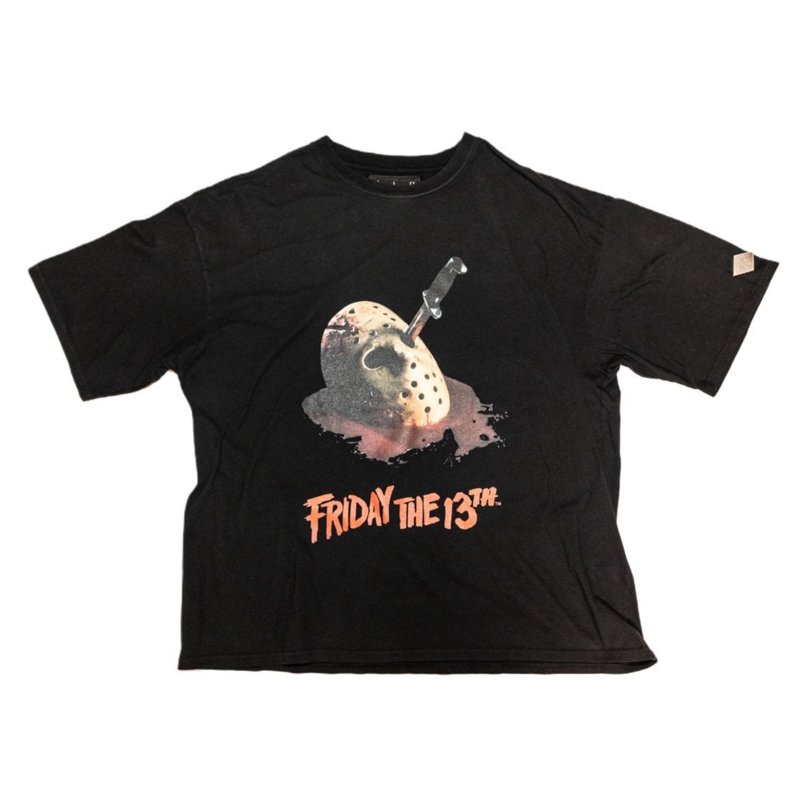 x FRIDAY THE 13TH VINTAGE EFFECT T-SHIRT 01 (BK)｜13日の金曜日 半袖Tシャツ｜PD26MC01
