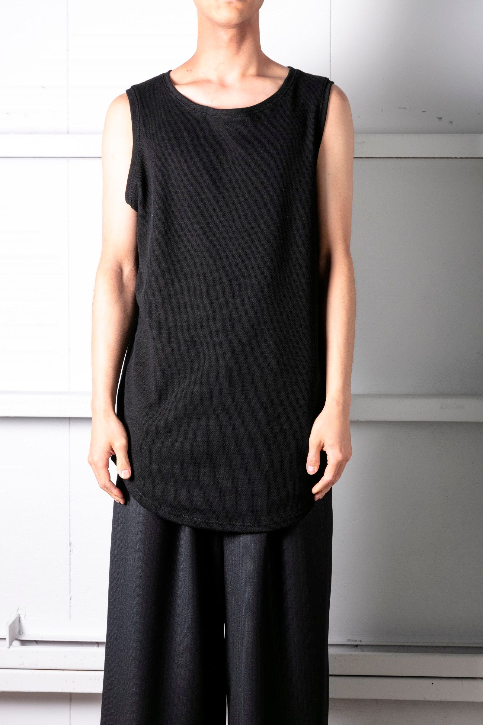 base layer long nosleeve 2 (BLACK)