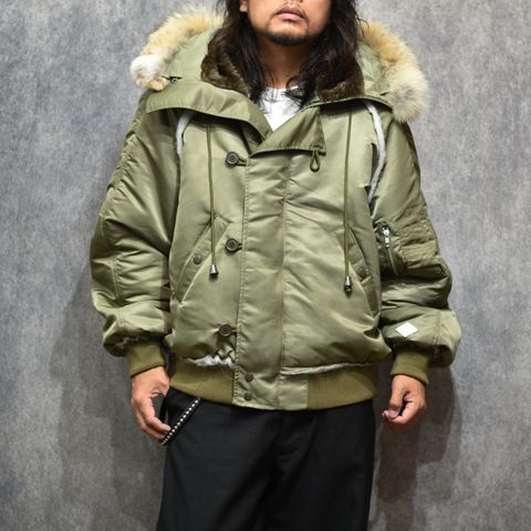 PENTAGRAM N-2B FLIGHT JKT (OLIVE)｜ペンタグラム フライトジャケット｜PD26AJ04