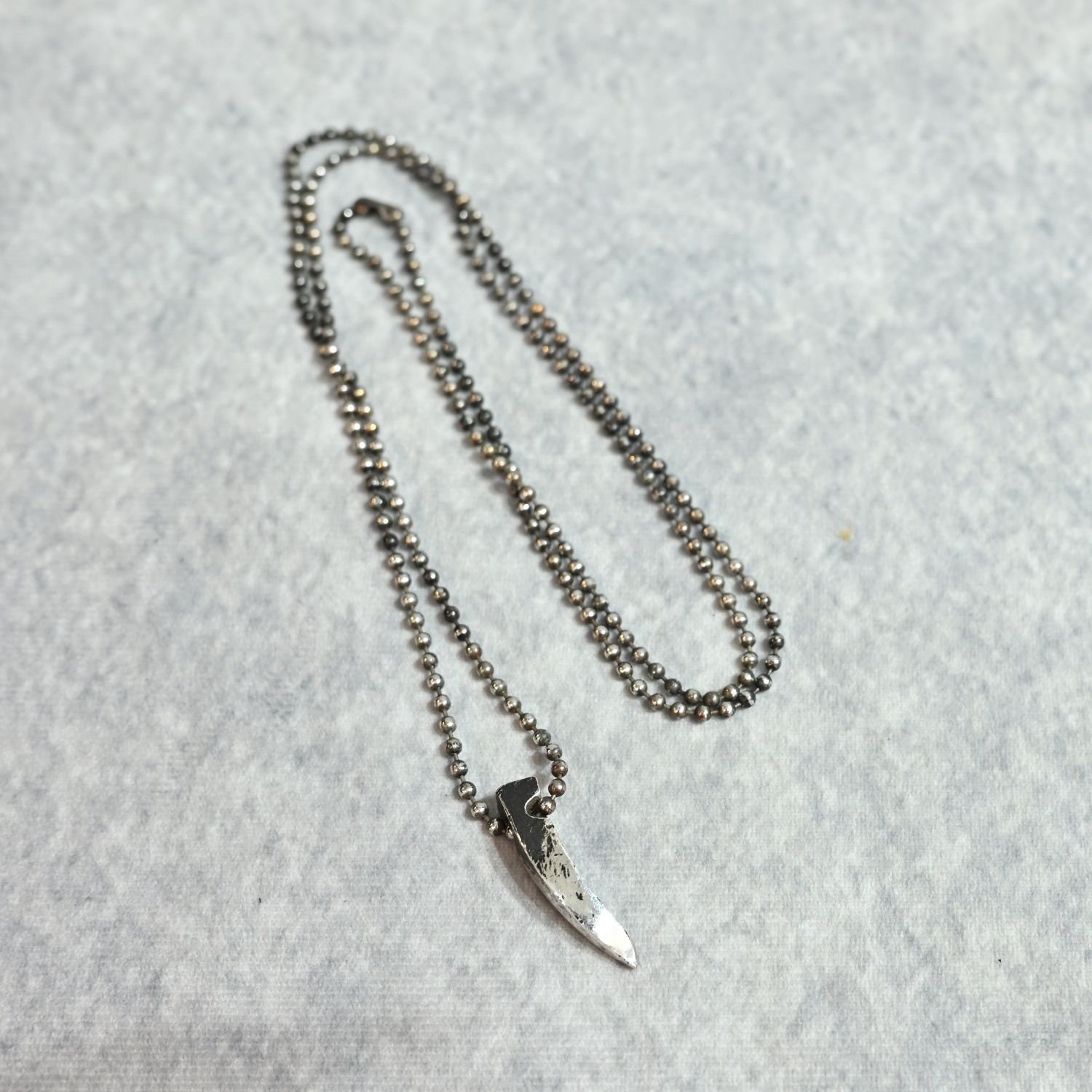 TALON TOP-02 + BALL CHAIN｜ SILVERS 純銀