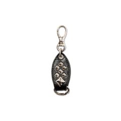 Studs leather key ring <Type B> / スタッズ レザー キーリング