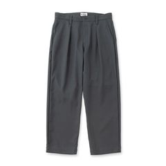 ST-P TUCK SLACKS (CHARCOAL)｜スタプレ タック スラックス｜CL-26SS008