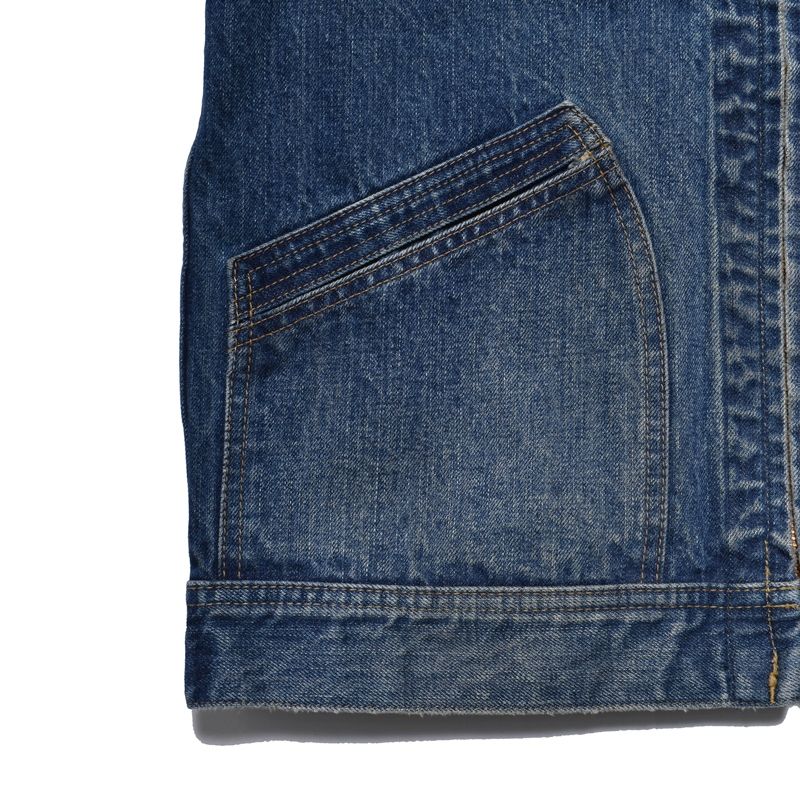 Denim Zipup Trucker Jacket  （USD / インディゴ）｜トラッカージャケット｜MDFBF09801
