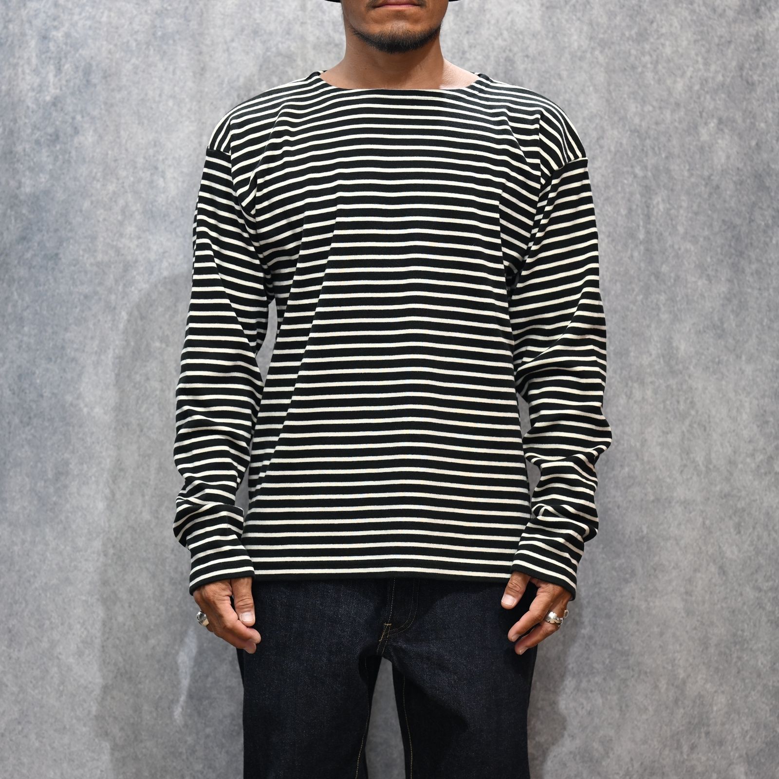 Marine Border Boatneck L/S T-SH （BLT）｜ボーダー ボートネック ロンT｜2509-4002