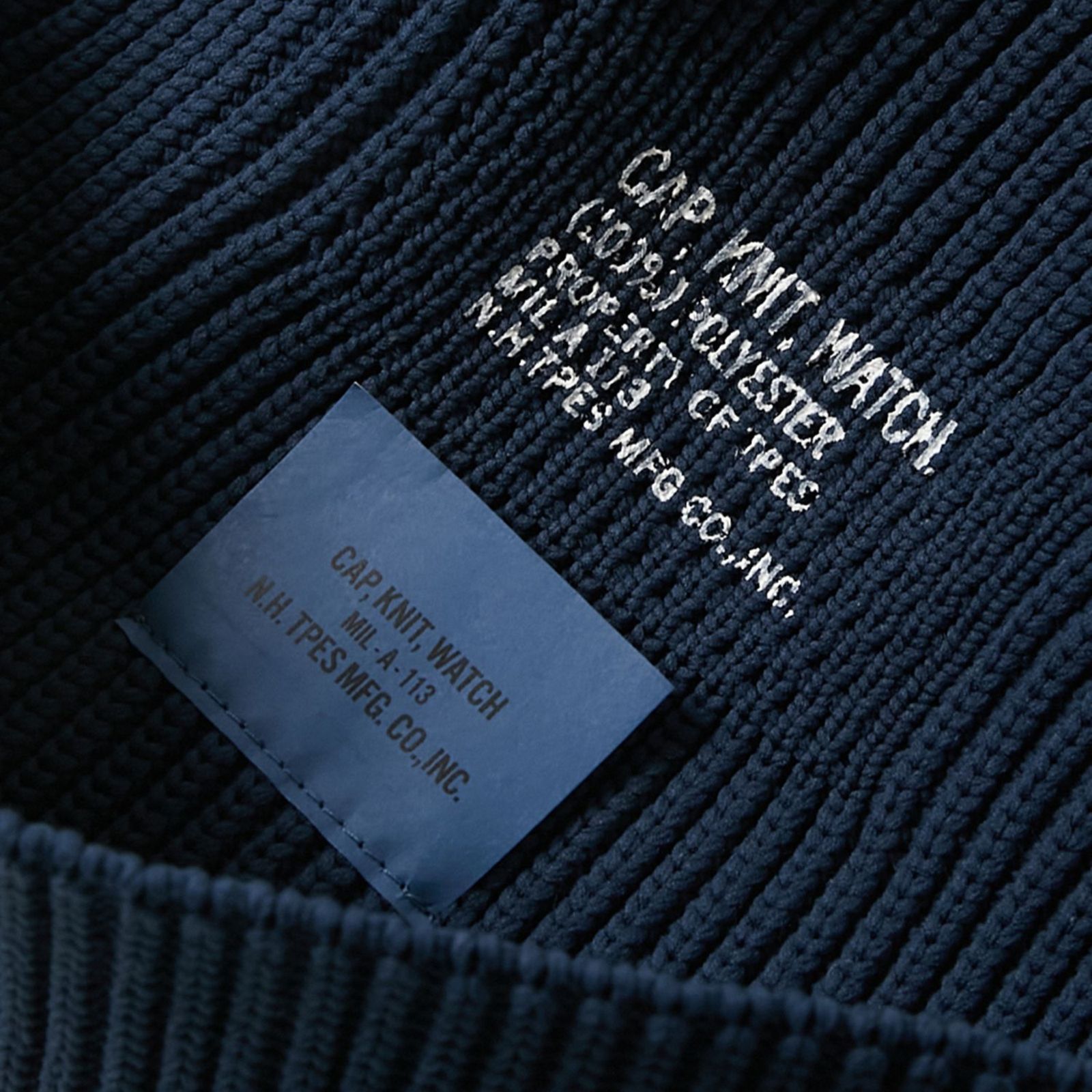 EXCHANGE WATCH CAP  (BLUEGRAY) - ワッチ ニットキャップ （ブルーグレー） / 9242-AC02