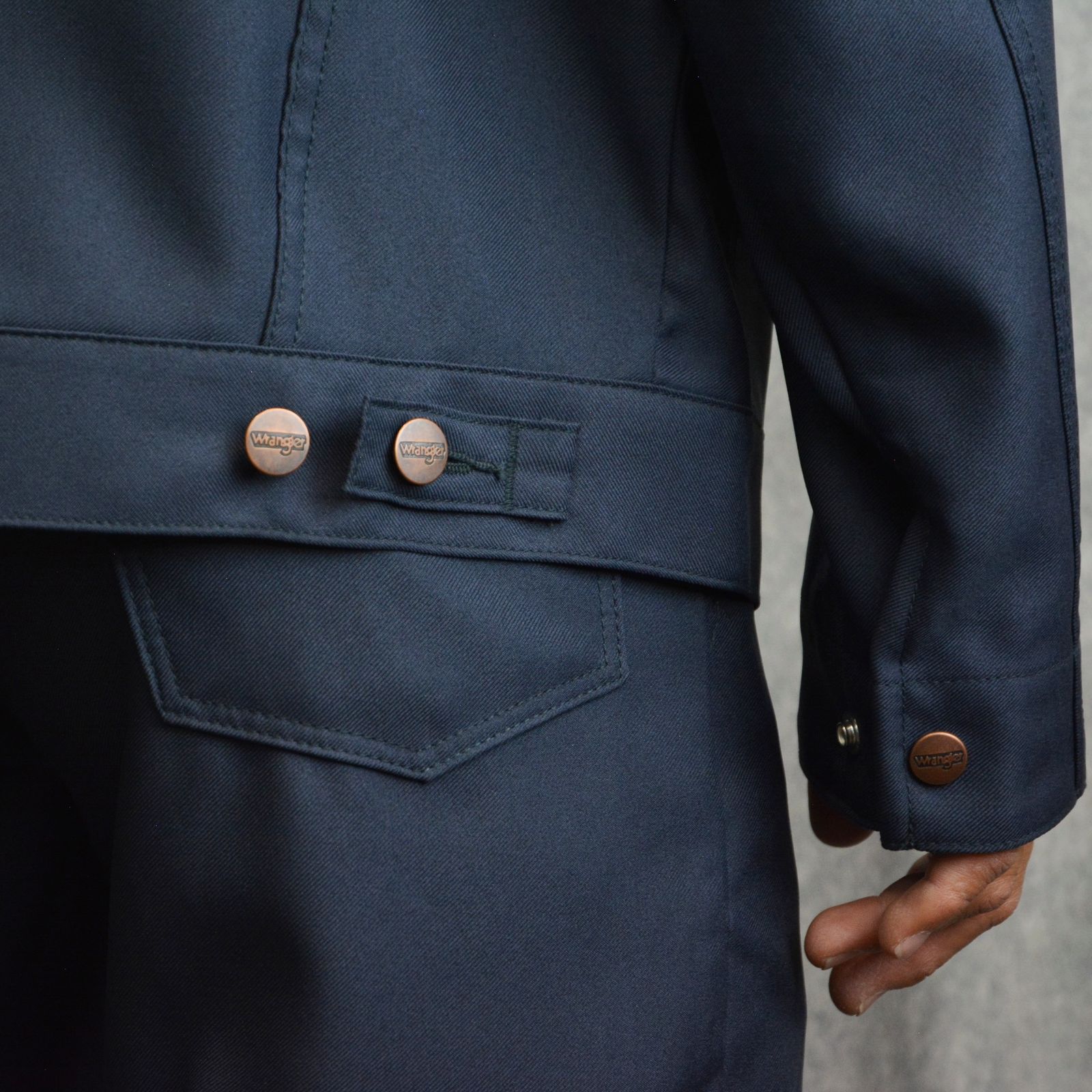 × Wrangler DENIM JACKET （NAVY） ラングラー デニムジャケット （ネイビー） 6251-WR01-026