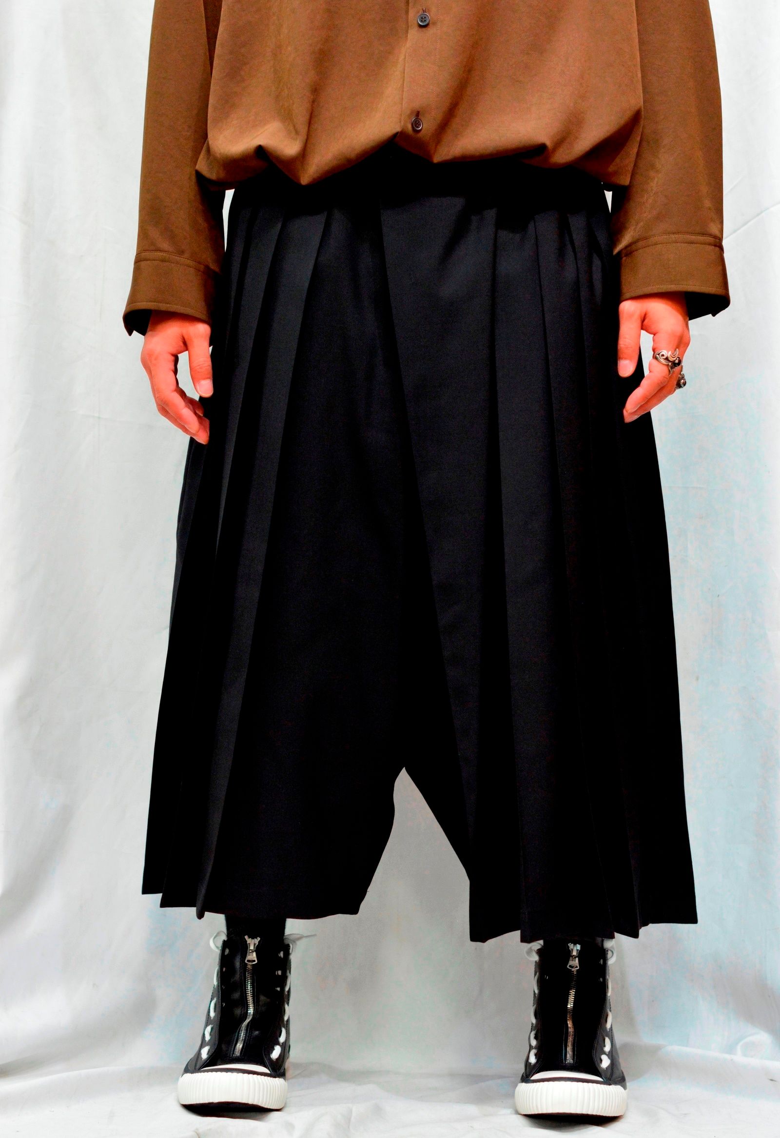 Ground Y - T/W Hakama short pants | chord online store