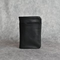 GUIDI オイルカーフ 二つ折り 財布 （BLACK / ブラック）