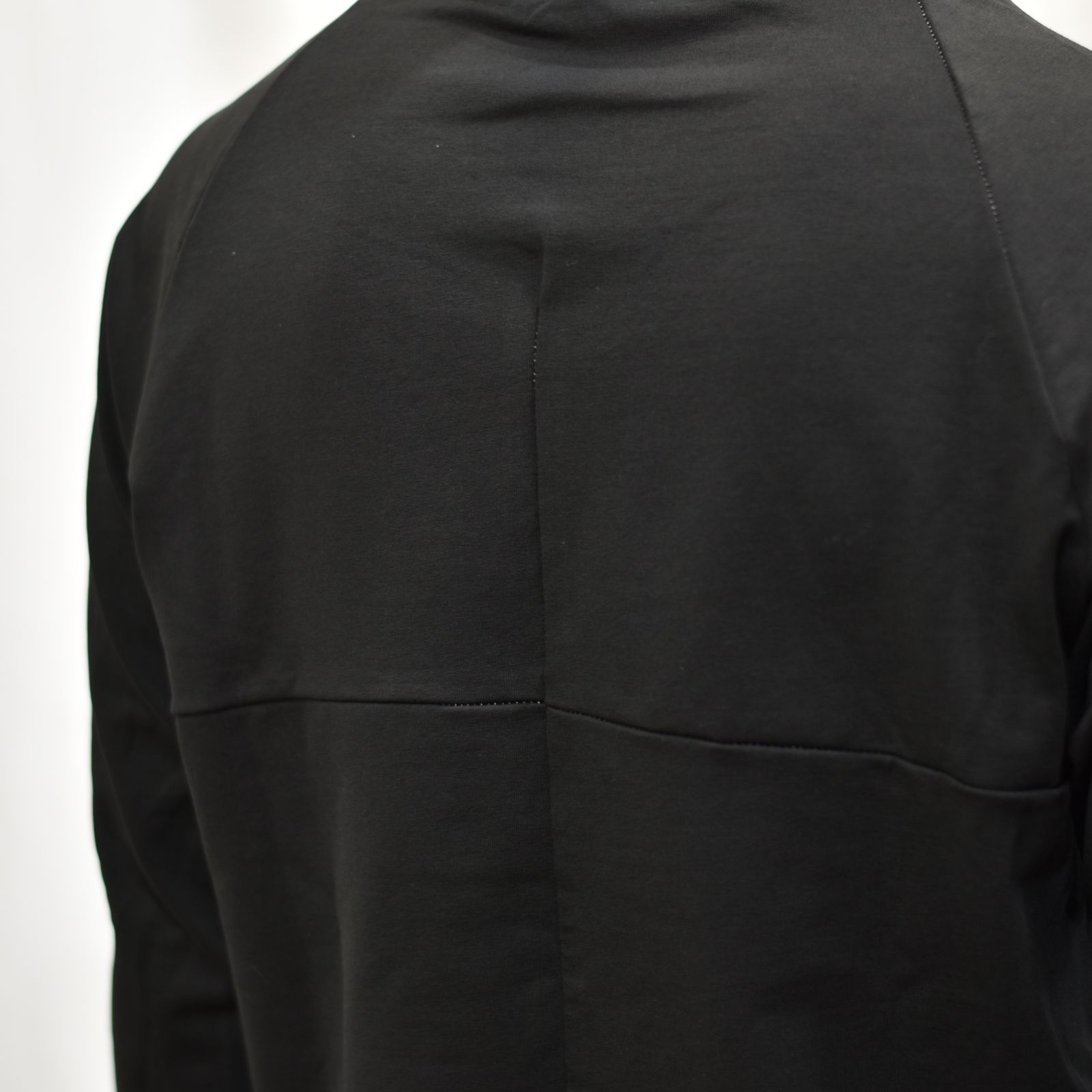 COTTON BLASTANE CUT&SAWN RAGLAN LONG SLEEVE (BLK×WHT)