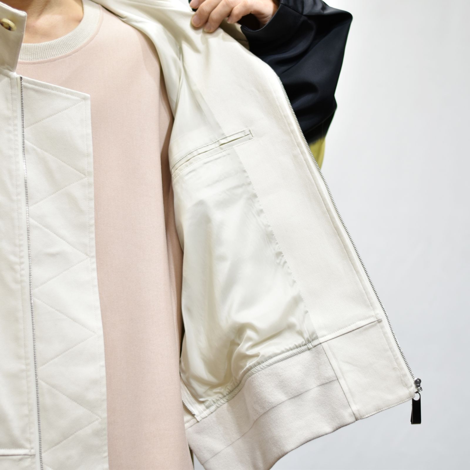 ミクスチャーブルゾン / LB22AW-BL01-KTBD (BALM×YELLOW)