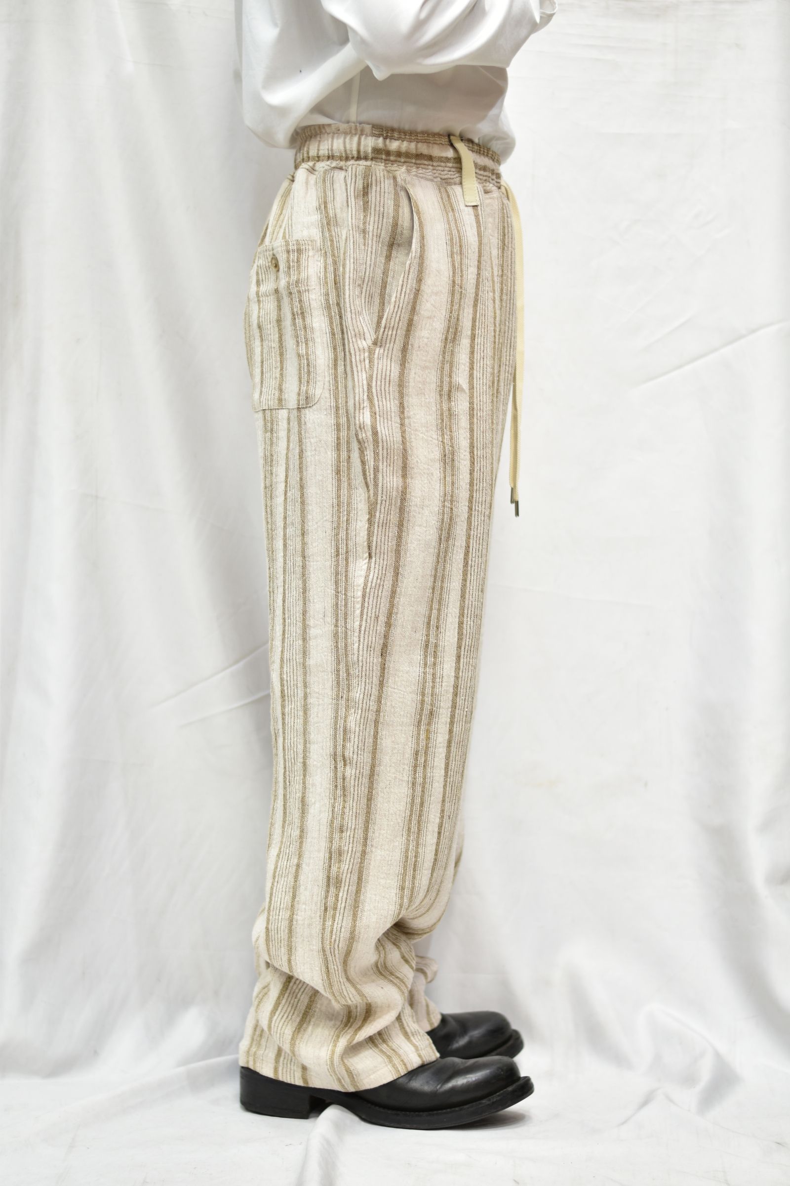 イサムカタヤマ　リネンサルエルパンツ　ブラック　Lサイズ MCaG76C6C541.jpg?width=768