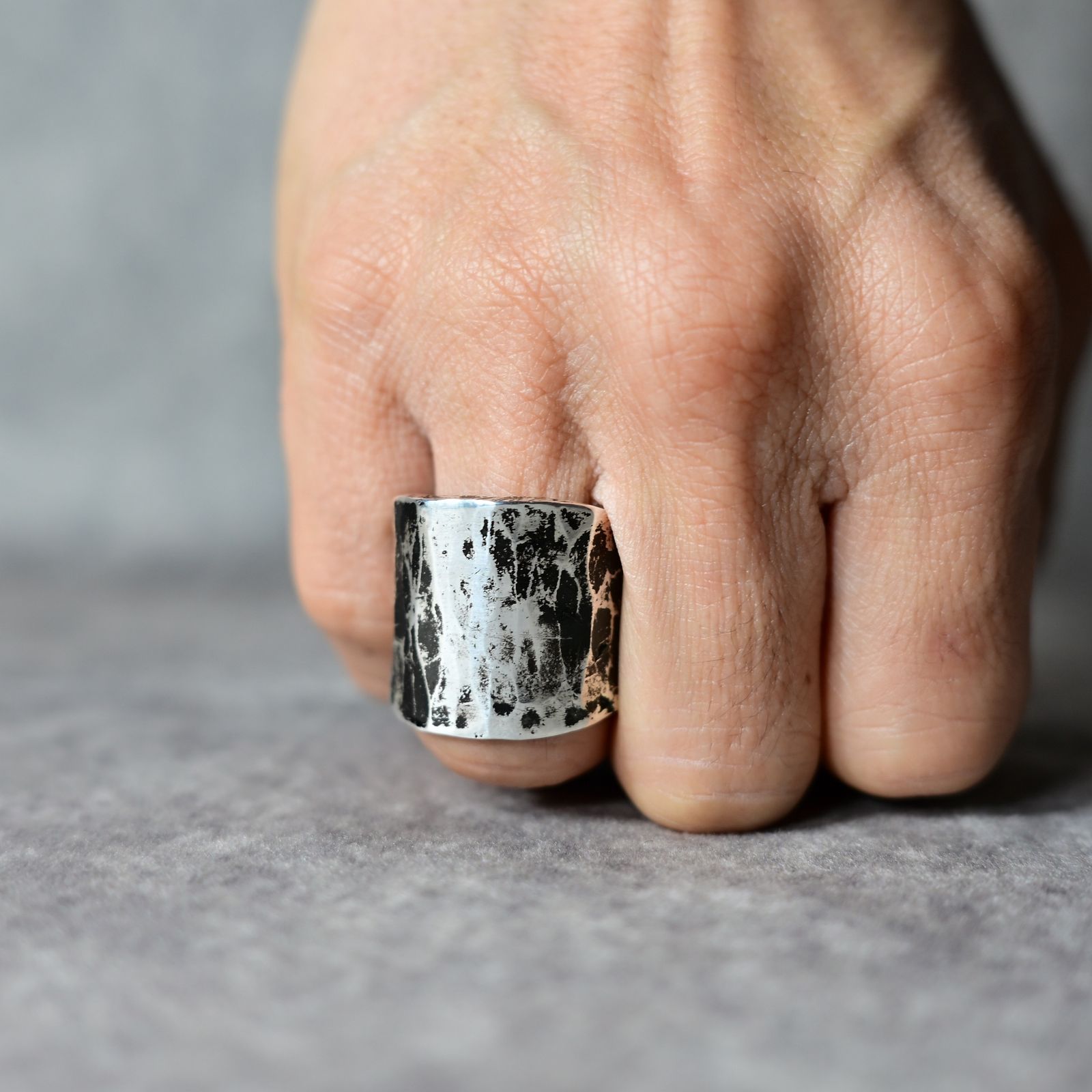 BEND RING  （20号）｜ SILVERS 純銀