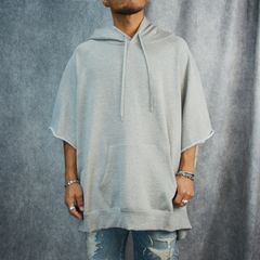 Square Big Nosleeve Hoodie （GRY） / ビッグノースリーブ フーディー （グレー）