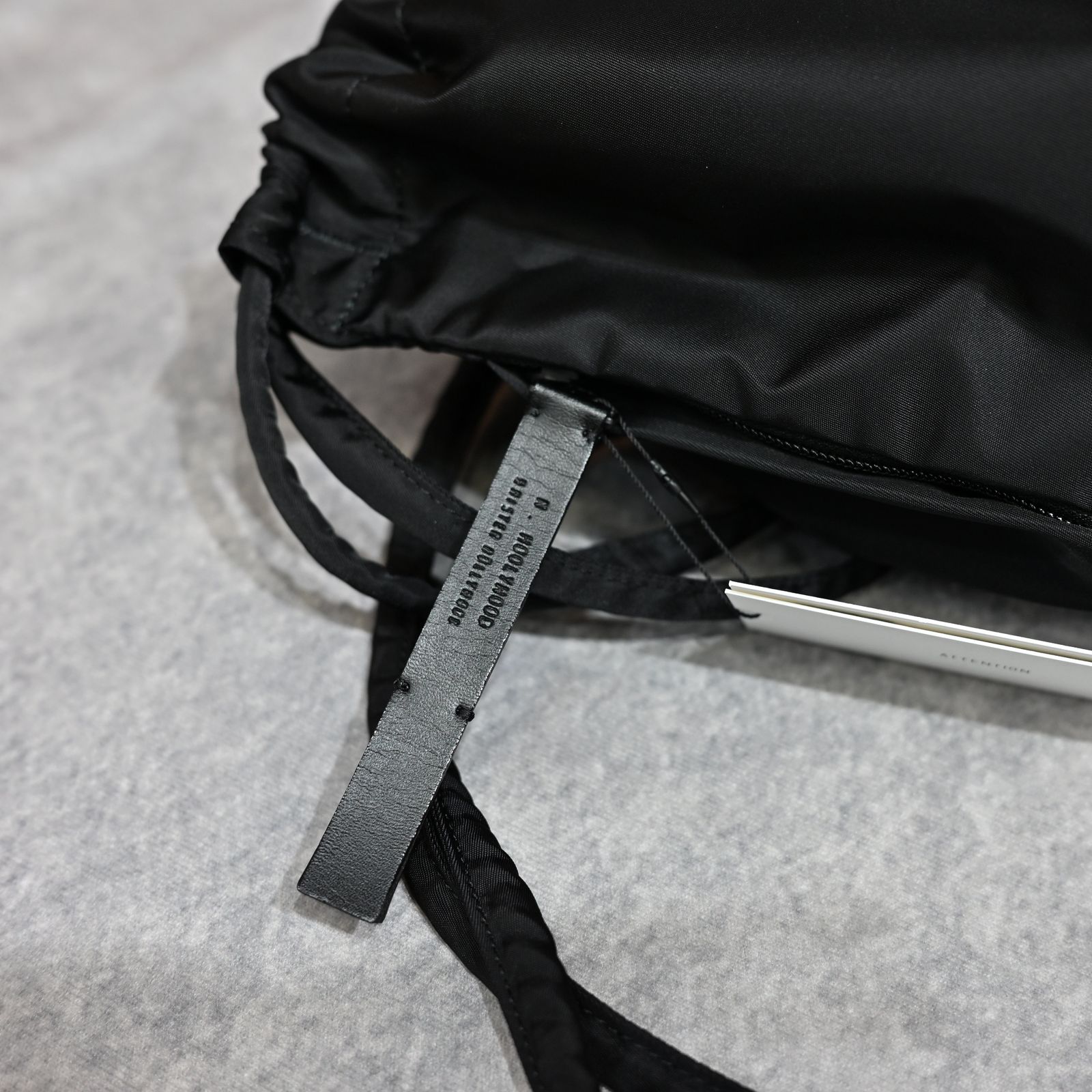 DRAWSTRING BACKPACK （BLACK / ブラック）｜ワンストラップ ショルダーバッグ｜2261-AC07