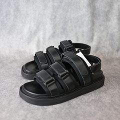 SHEEP/C CANVAS FOOTBED SANDAL （BLACK） /  サンダル （ブラック） HP-E05-779-2-02