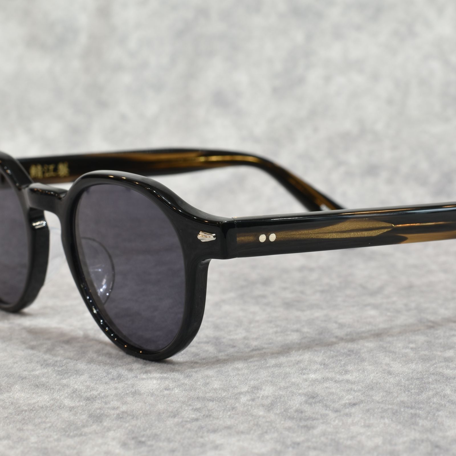 BOSTON TYPE GLASSES (BLACK DEMI / SMOKE)｜ボストン サングラス｜CL-26SS003G