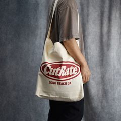 CUTRATE LOGO 3WAY TOTE BAG (NATURAL) / トートバッグ