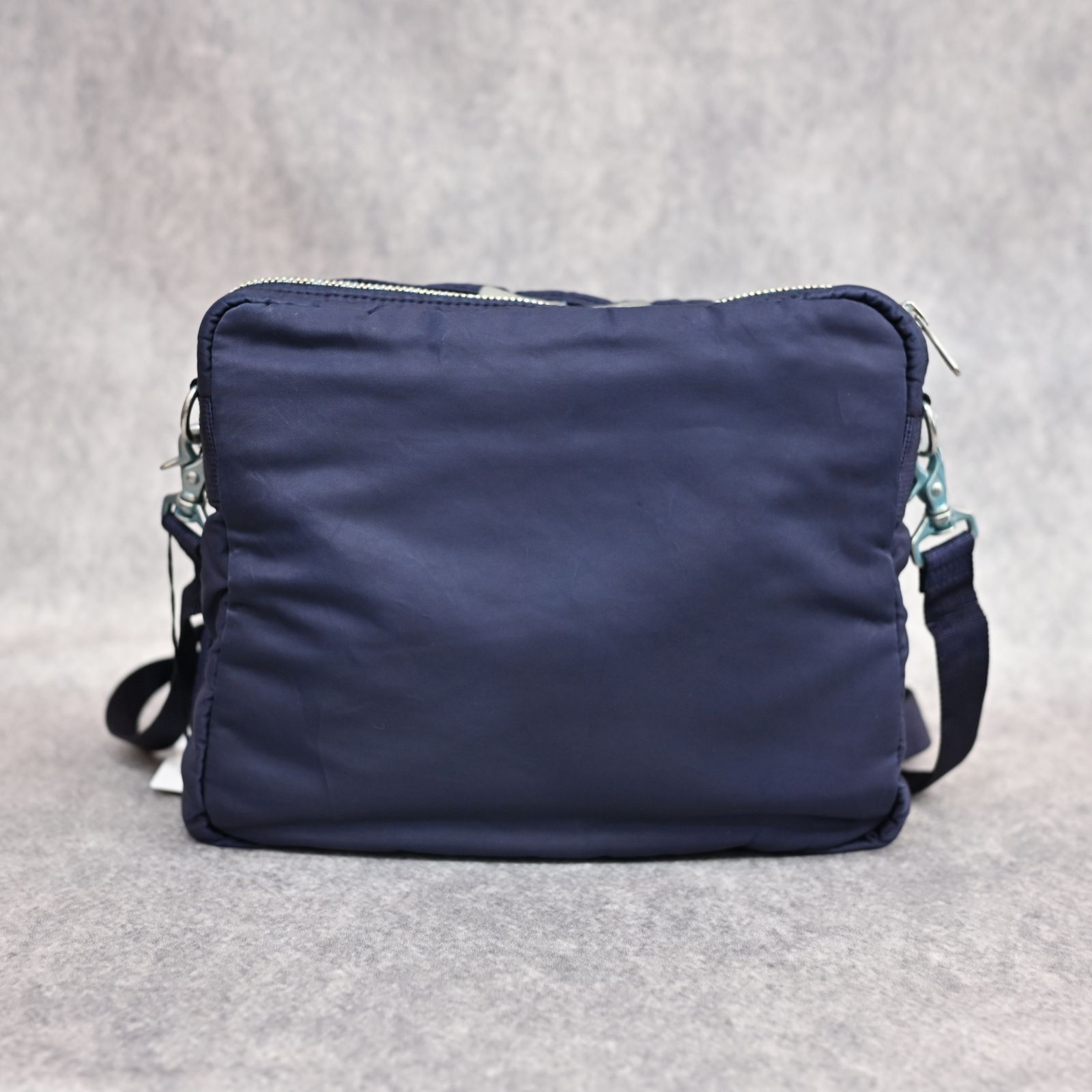 SUPER NYLON SIMPLE SHOULDER BAG (BLUE) / スーパーナイロン ショルダーバッグ （ブルー） PC-015-3075-10