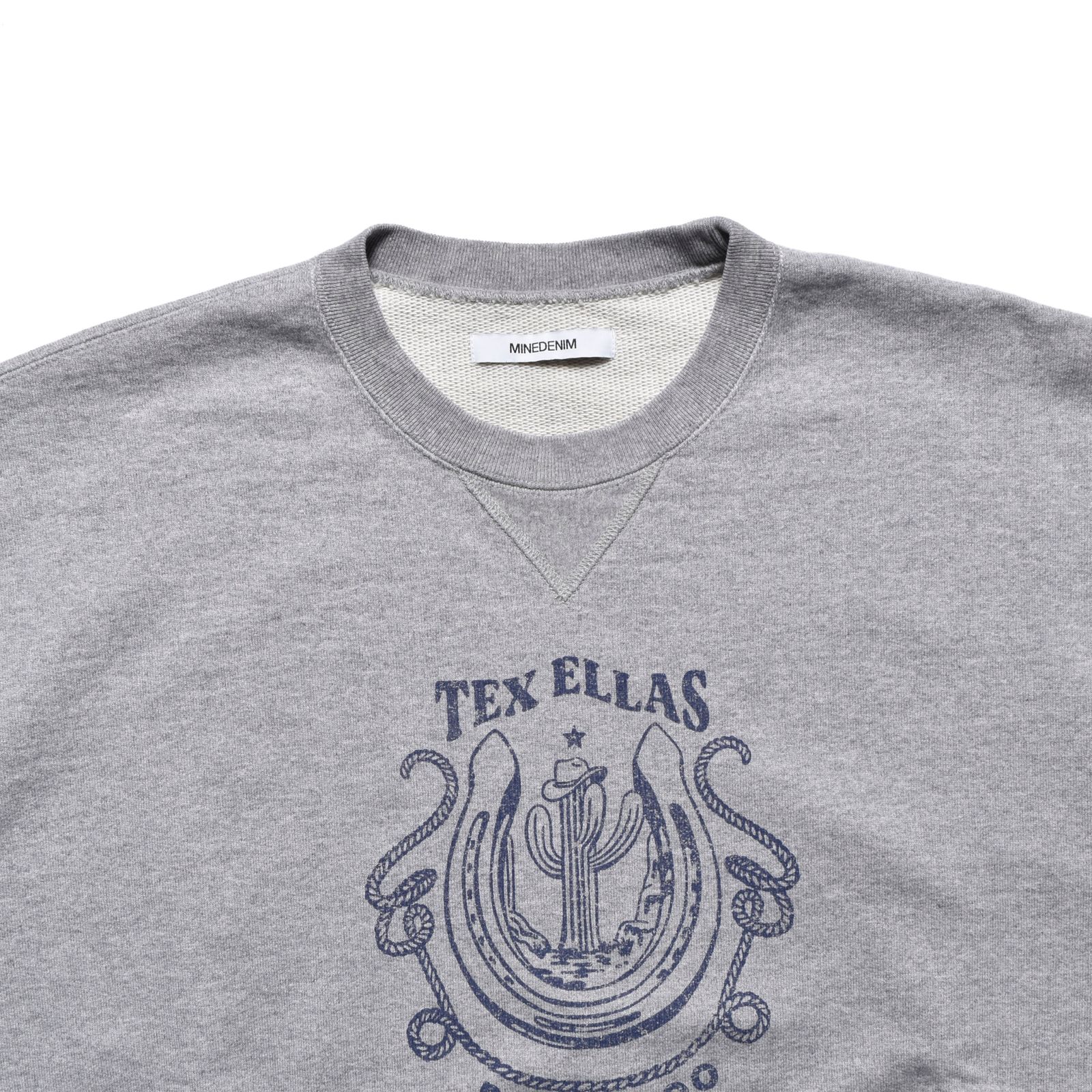 TEX ELLAS Buckeroo Crewneck Pullover （GRT） / クルーネックプルオーバースウェット  （グレー） 2503-4002