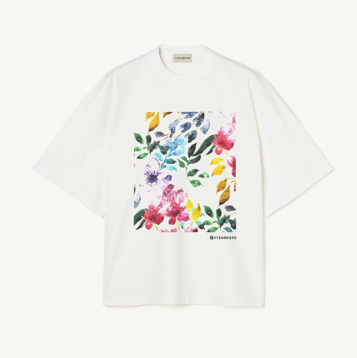 FLOWER BIG T (O.WHITE) / Tシャツ オフホワイト