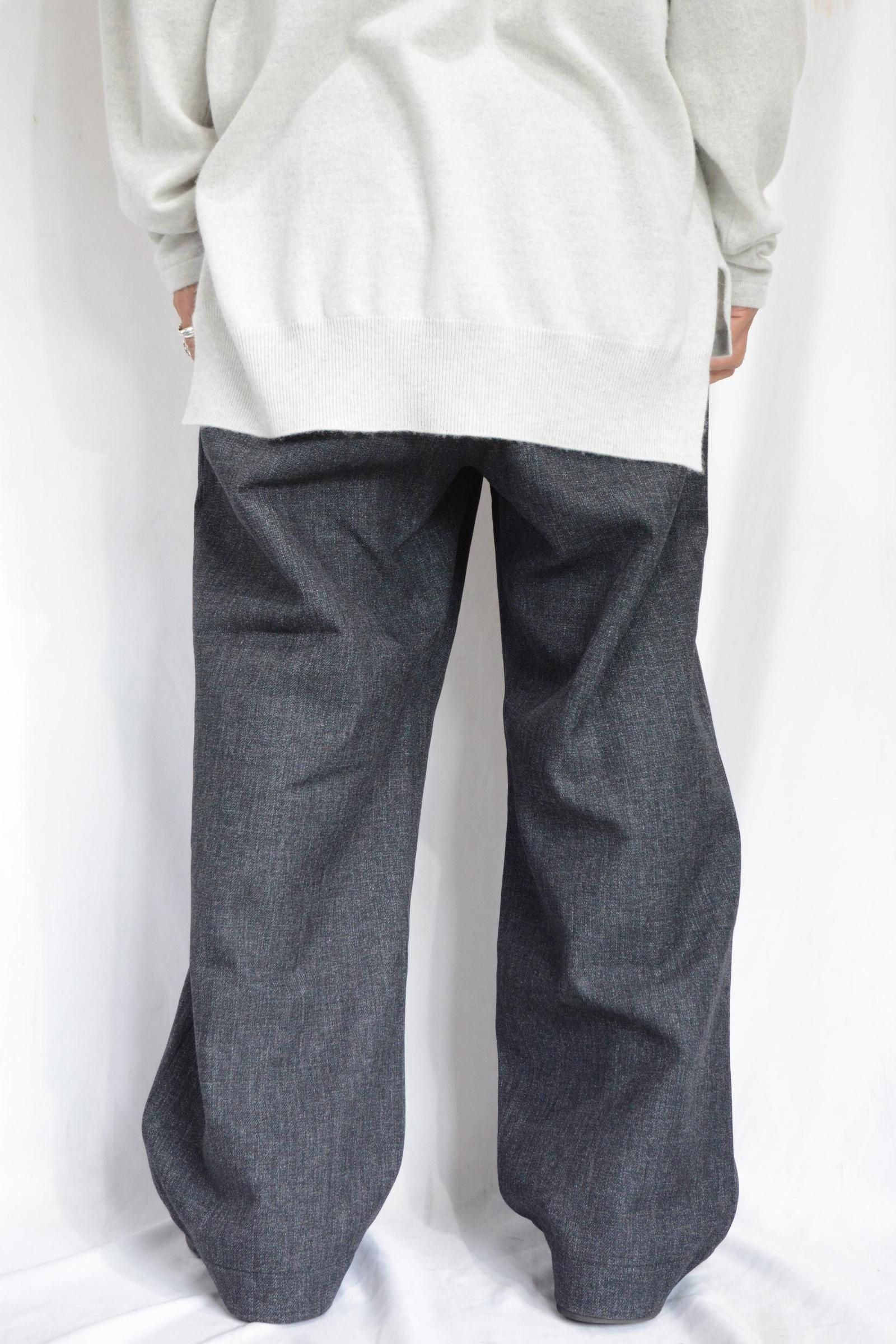 こんにゃく加工 アウトタック ワイドパンツ