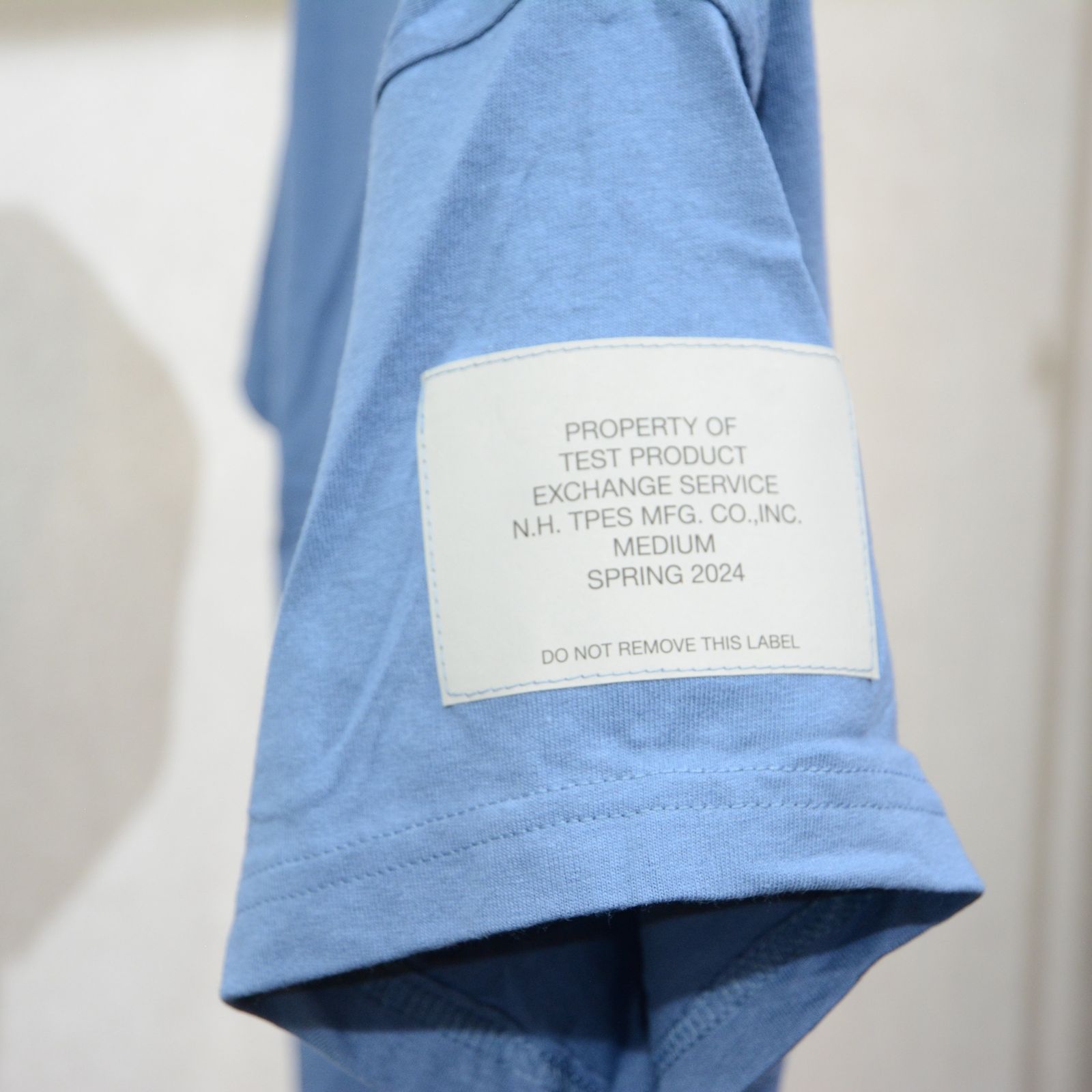 HALF SLEEVE SHIRT （BLUE） / 半袖Tシャツ (ブルー)