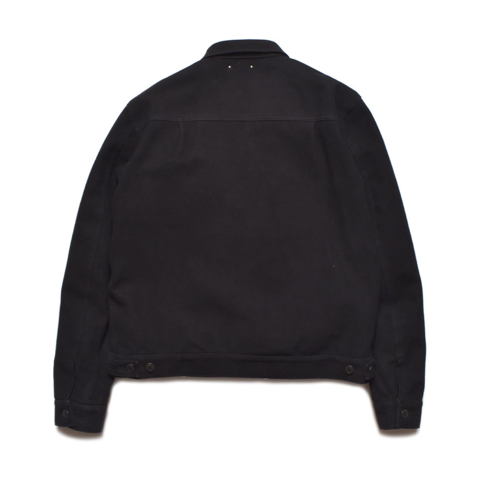 Sheep Suede Trucker JKT （BLK） / シープスエード トラッカージャケット  （ブラック）｜2509-8003
