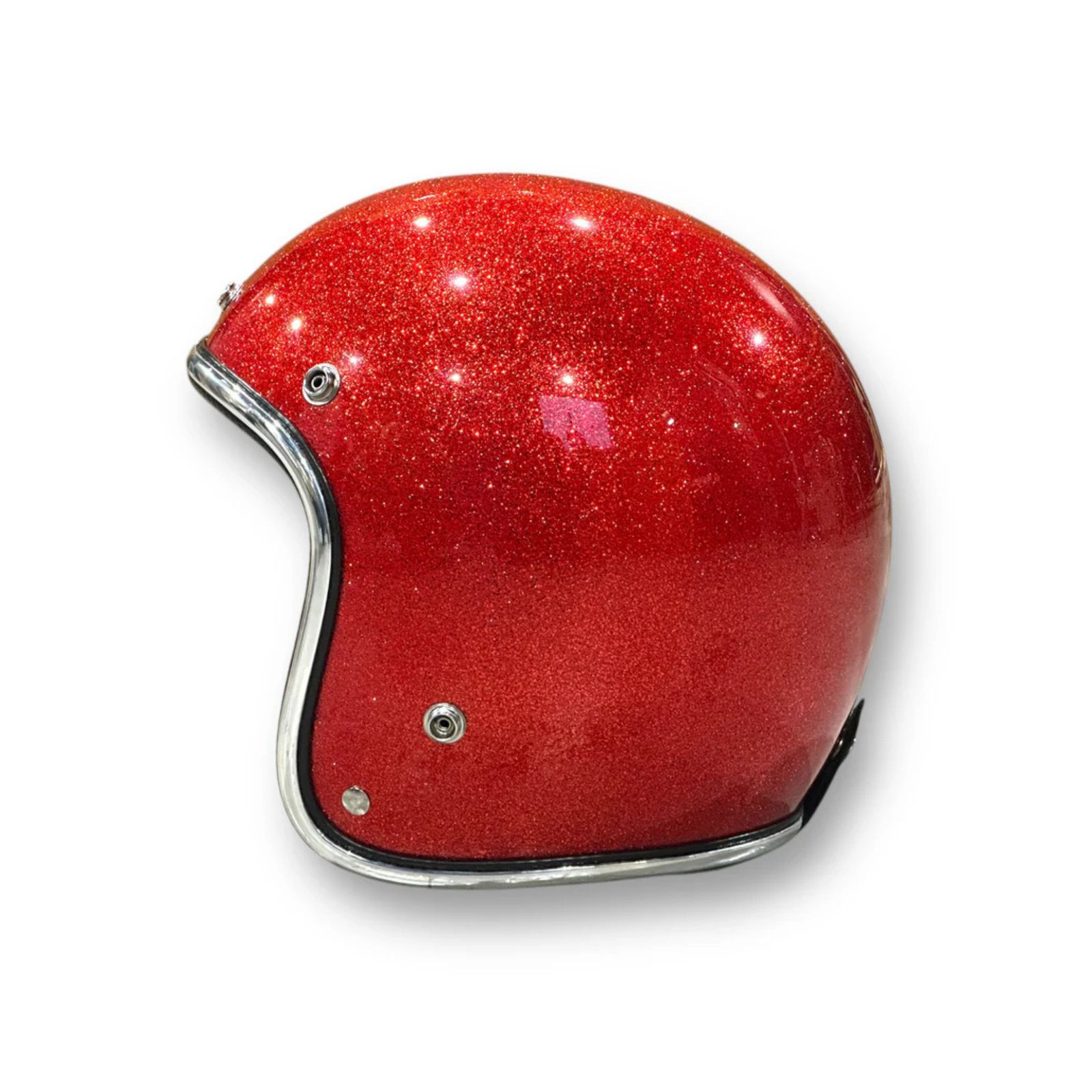 NOBUDZ ノーバッツ　ジェットヘルメット ホワイト　ラメ NoBudz - 再販売通知リクエスト可 | GLITTER 3/4 HELMET (WHITE