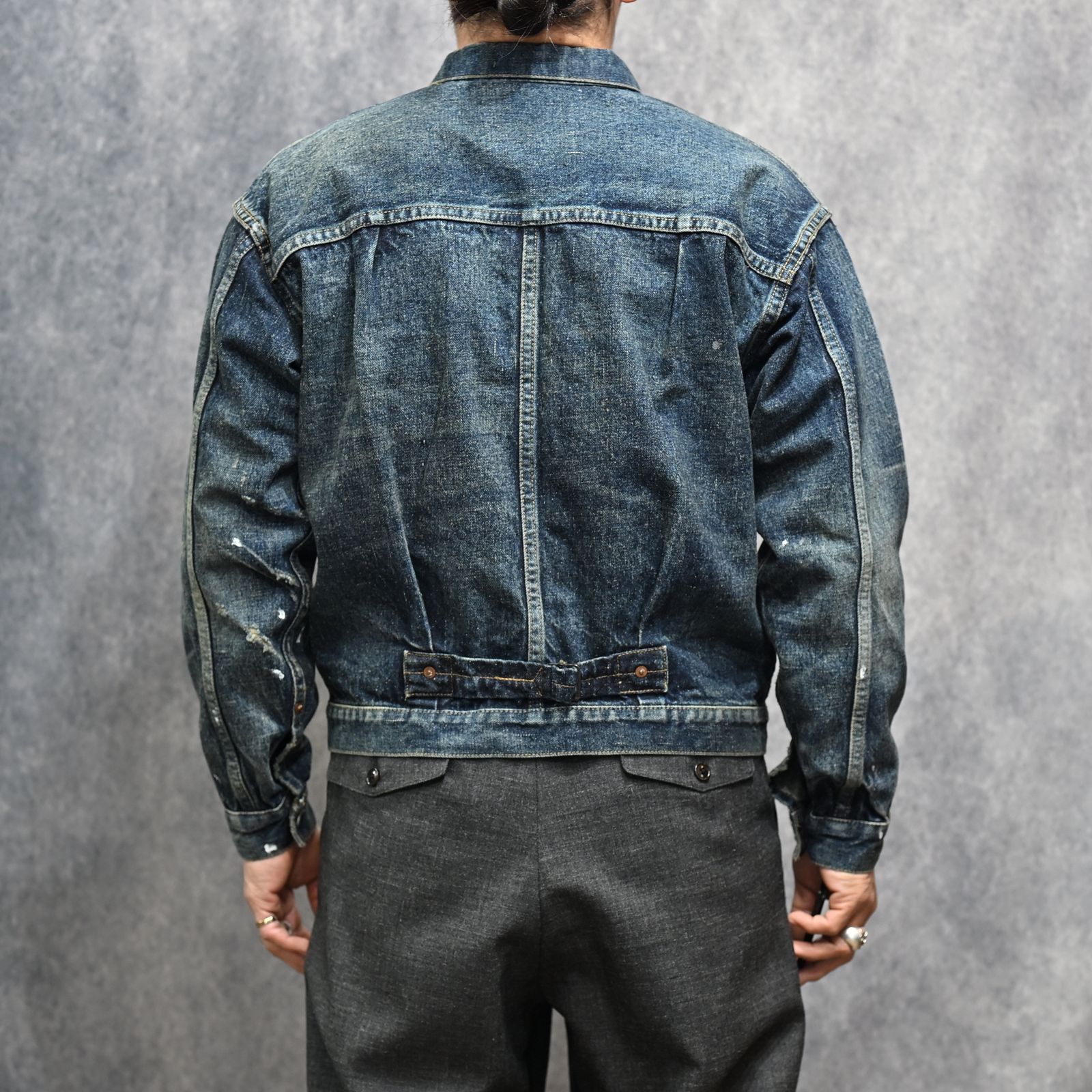 #001 T-BACK DENIM JACKET （INDIGO） / デニムジャケット ファースト （インディゴ） 2026SSJK-YY-0001