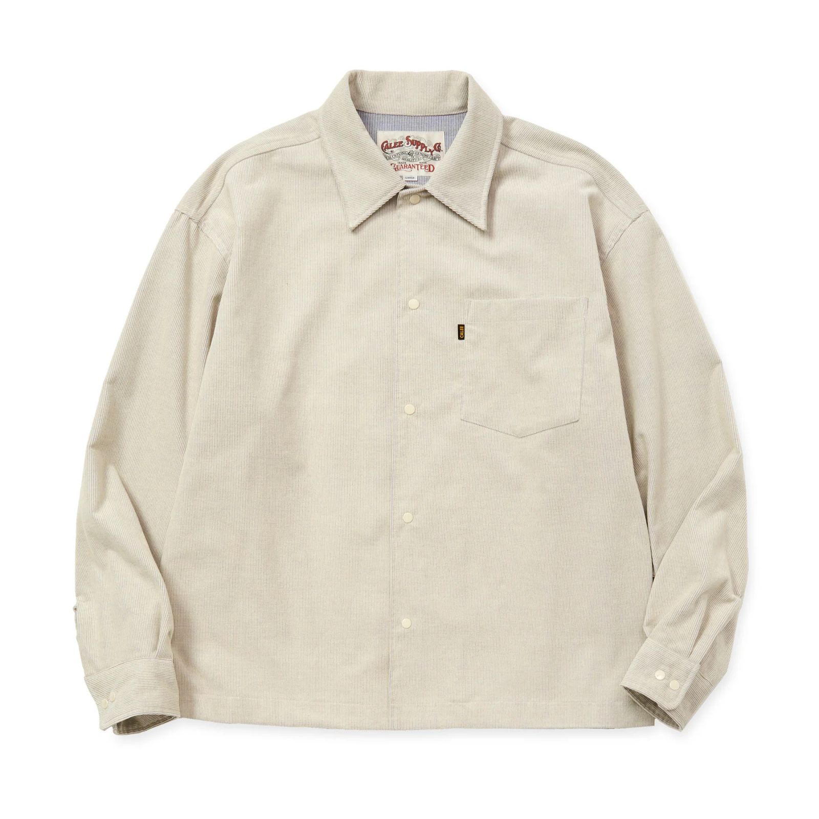 14W T/C CORDUROY SHIRT JACKET (IVORY)｜コーデュロイ シャツジャケット｜CL-25AW008