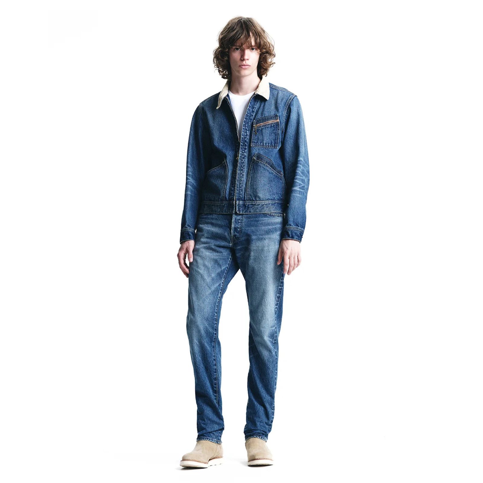 Denim Zipup Trucker Jacket  （USD / インディゴ）｜トラッカージャケット｜MDFBF09801