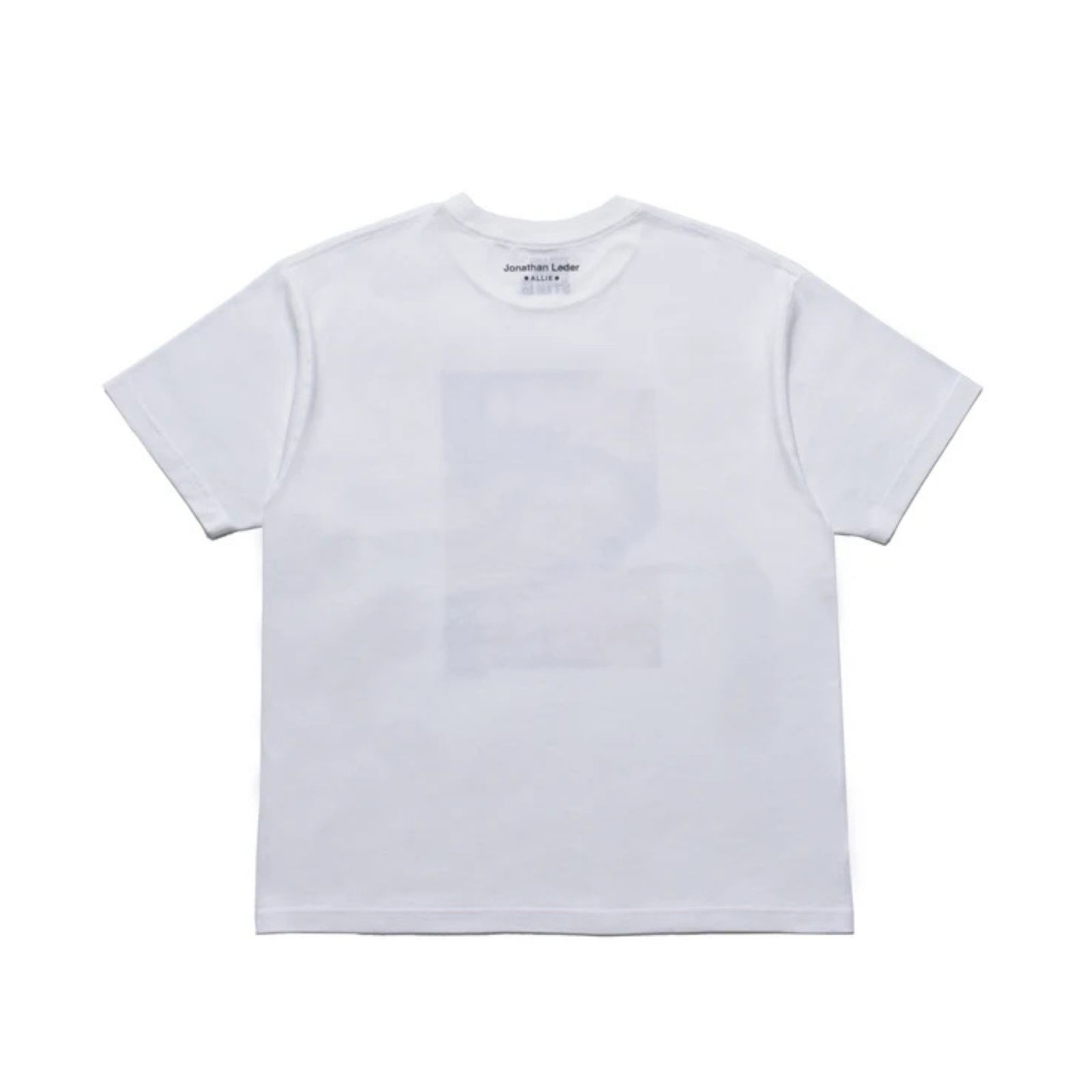 Jonathan Leder × Stie-lo "ALLIE" Crewneck T-SH （WHITE） / プリントTシャツ （ホワイト） 25MND-STL003