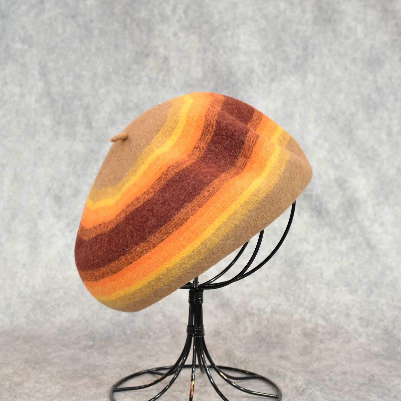 Chimayo Wool Beret "TRUJILLO" (CAMEL)｜チマヨ ウール ベレー帽｜Y01023