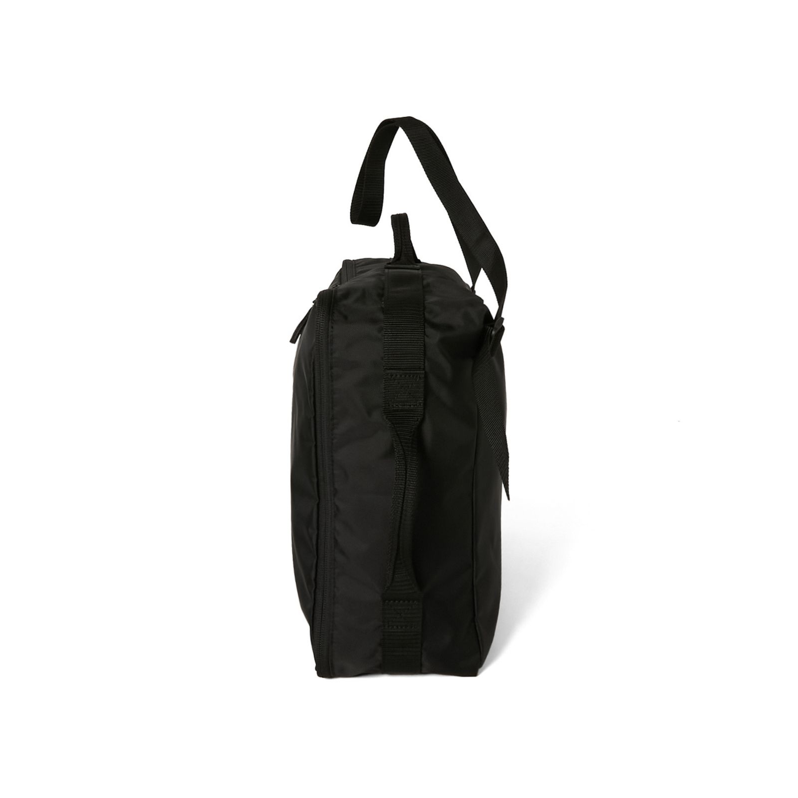 POUCH WITH STRAP （BLACK） / ファスナー ポーチ バッグ （ブラック） / 9251-AC02