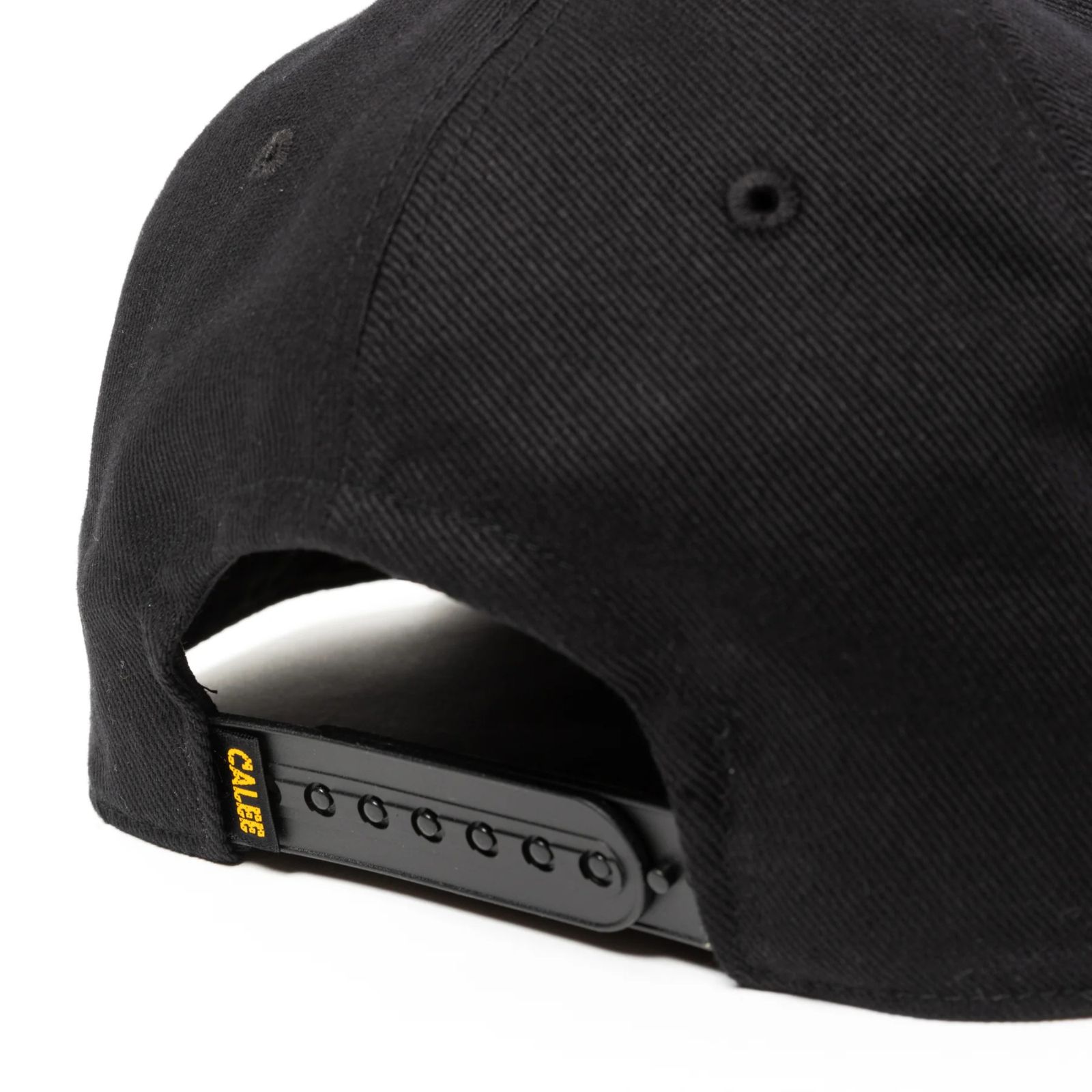 CALEE LOGO TWILL CAP (BLACK) / ツイル ベースボールキャップ