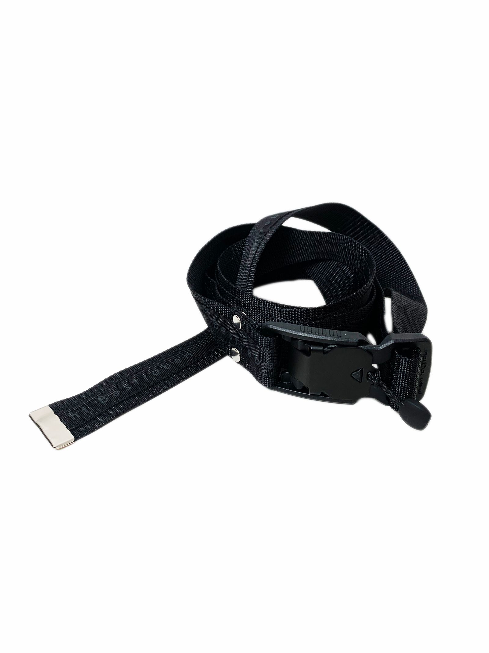 マグネットバックルロングベルト / LB22SS-AC01 (BLACK×BLACK)