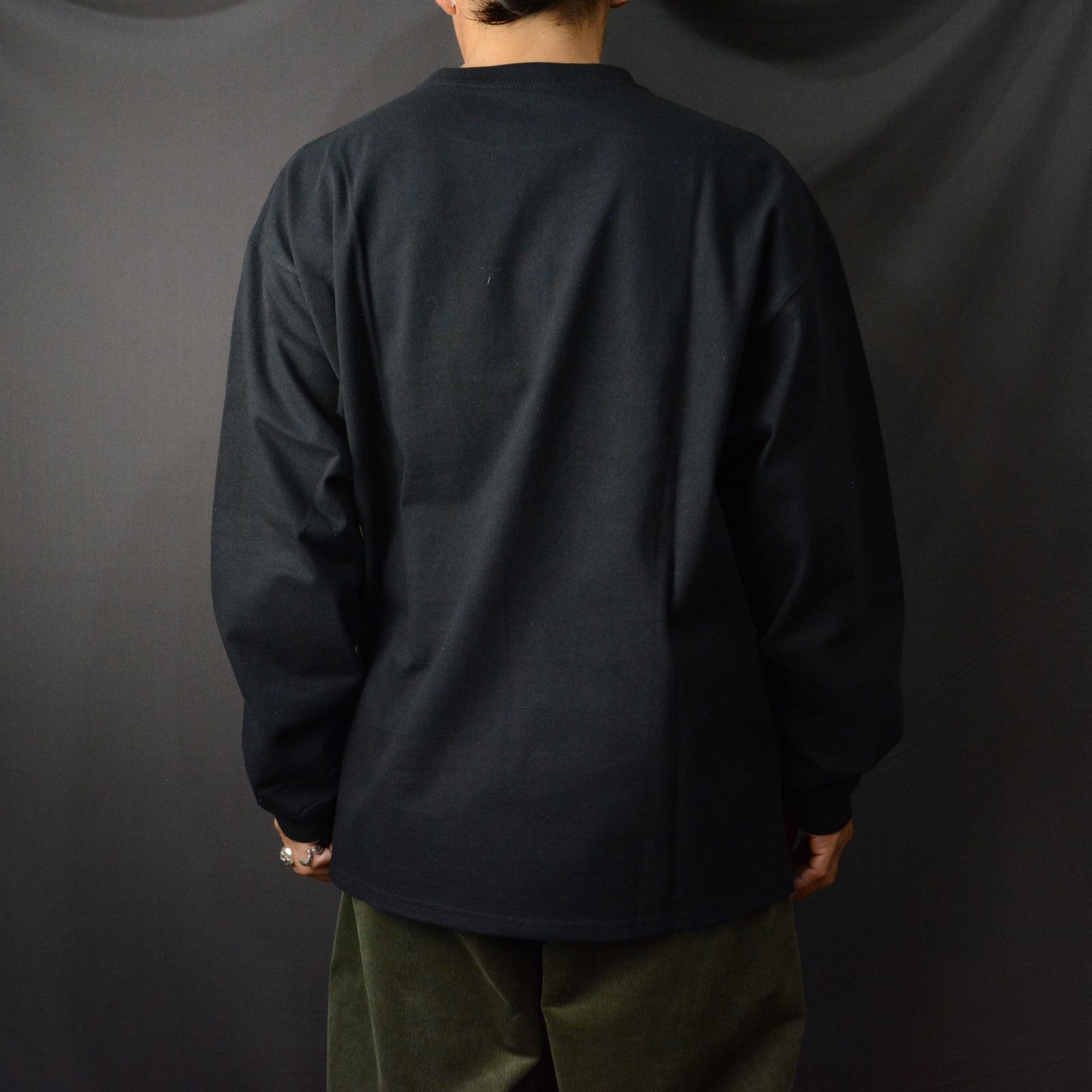 ロングスリーブ カットソー （BLACK）