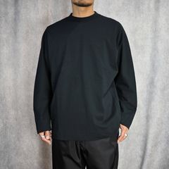 CREWNECK LONGSLEEVE T-SHIRT (BLACK) - チャンピオン ロングスリーブ（ブラック）