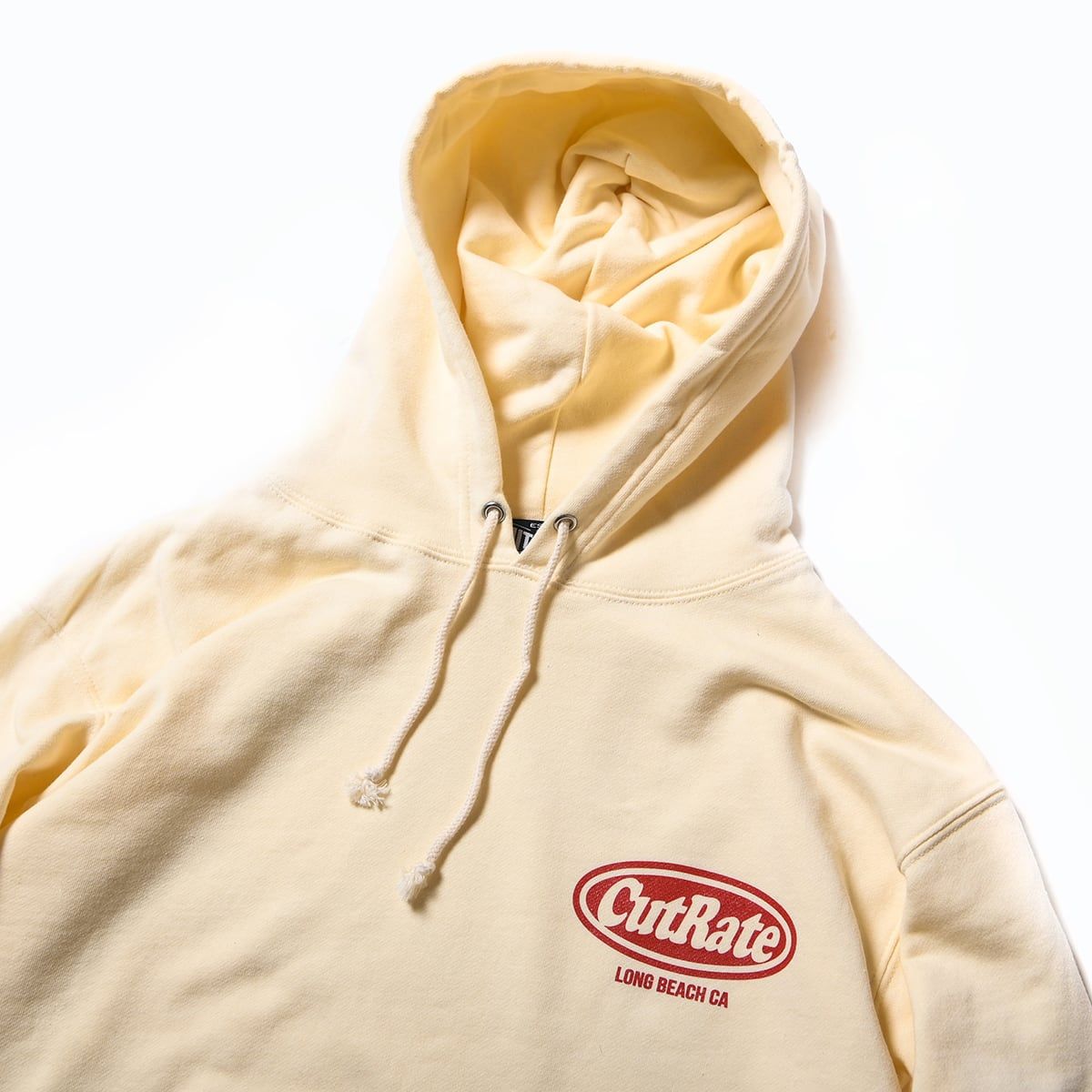 CUTRATE LOGO OMW L/S PULLOVER PARKA (IVORY)