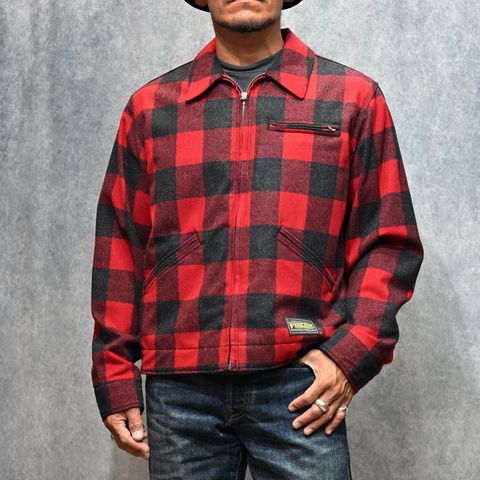 PENDLETON W.Plaid Zipup Work JKT （RPT）｜ペンドルトン ジップアップ ワークジャケット｜MND-PDL801