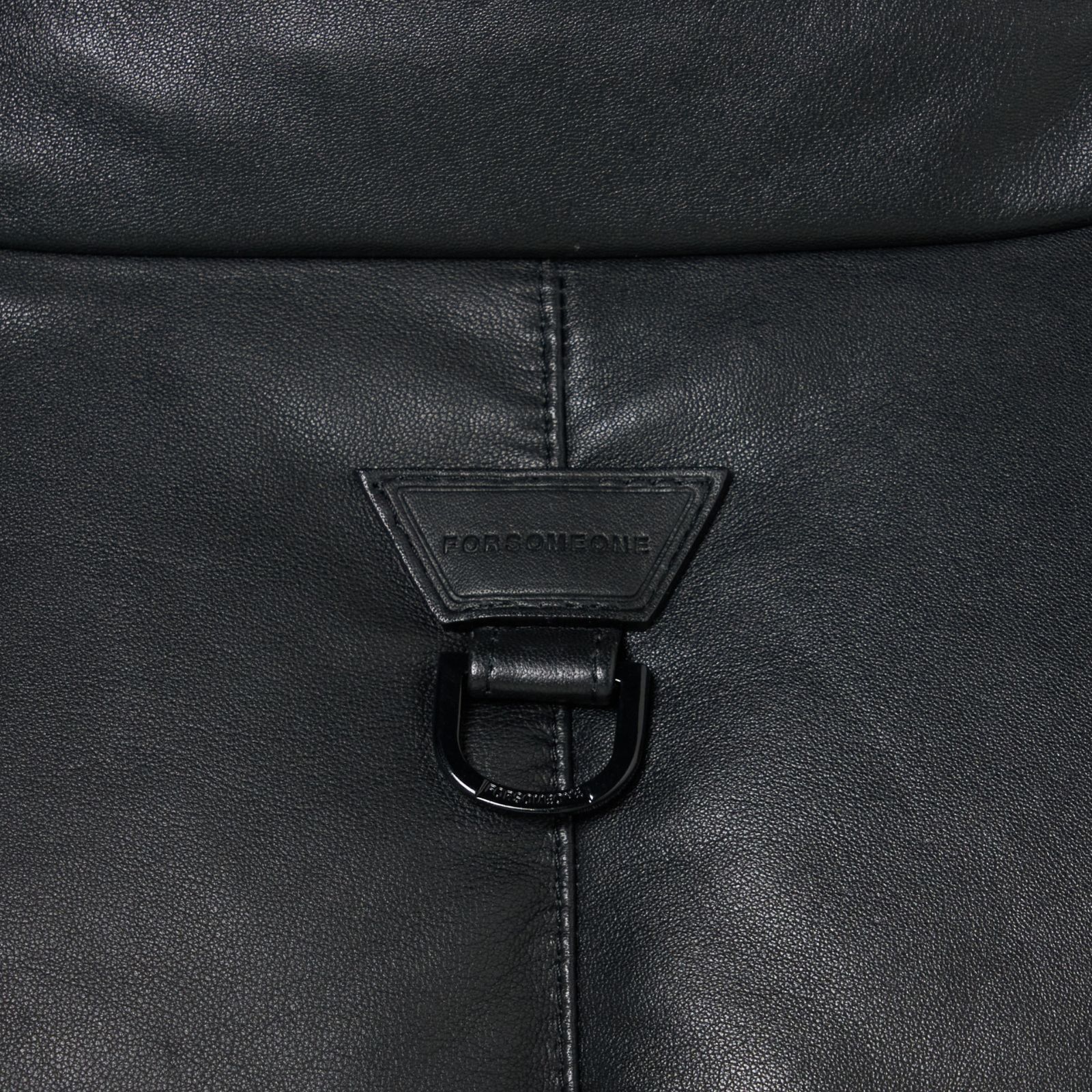LEATHER DOWN JK (BLACK） / レザー ダウンジャケット （ブラック） 78001130