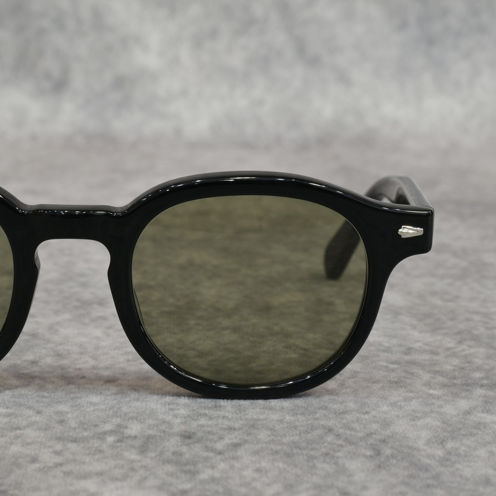 B/W TYPE GLASSES (BLACK / GREEN)｜ボストン/ウェリントン サングラス｜CL-25AW002G